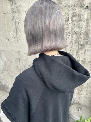 ミディアム カラー 日高 香織のヘアスタイル
