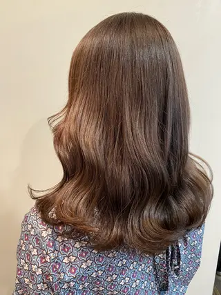 セミロング カラー 烏丸韓国ヘア🇰🇷 ayaka🎀のヘアスタイル