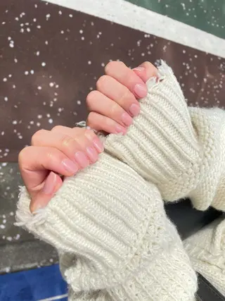 ネイル はばすみれ🎀ﾈｲﾙ 光ﾌｪｲｼｬﾙ ﾍｱのネイルデザイン