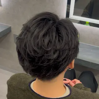 ショート ヘアアレンジ メンズ 【札幌メンズ特化】 🔥RIKU🔥のヘアスタイル