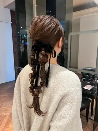 ヘアアレンジ niko RINKAのヘアスタイル