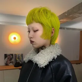 ショート カラー hair salon 束sok所属・ナホ/ハイトーン/ ブリーチ/ヘッドスパのヘアスタイル