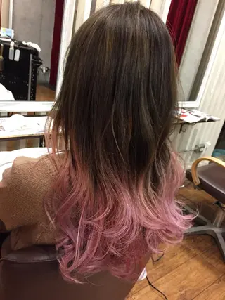 セミロング カラー パーマ ヘアアレンジ メンズ キッズ ネイル マツエク・マツパ 朝がラクになるパーマ トウバルタイキのヘアスタイル