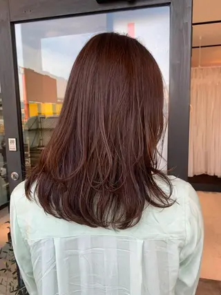 セミロング カラー Bonheur銀座 /runaのヘアスタイル