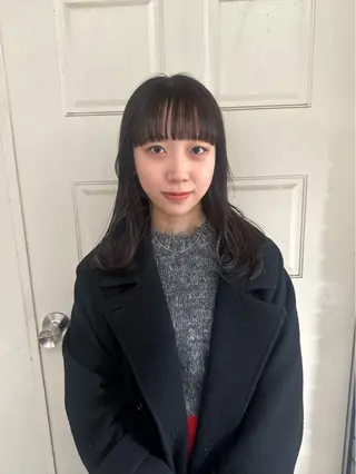 ミディアム NAGISA 🎀透明感カラー🎀のヘアスタイル