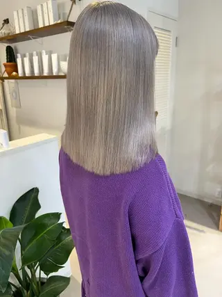 セミロング ココルアナ 豊中美容室のヘアスタイル