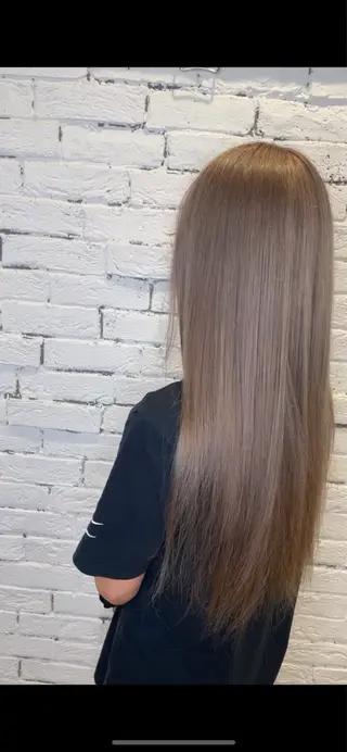 ロング カラー シマノ フミヤのヘアスタイル