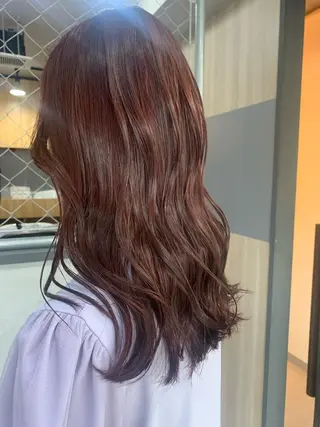 セミロング lena🎀 透明感カラー/韓国風のヘアスタイル