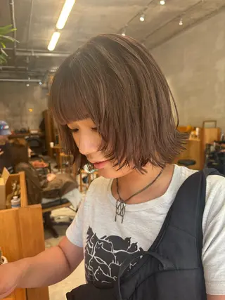 ショート 似合わせパーマ 鮫島竜海のヘアスタイル