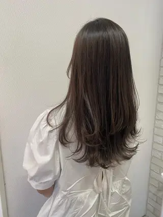ロング 西元 亜由美のヘアスタイル