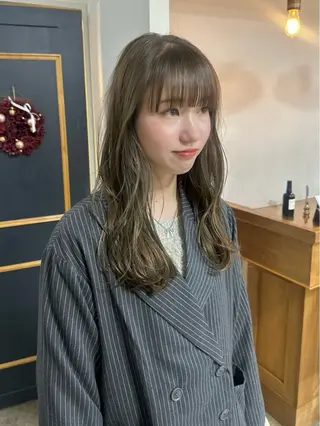 セミロング NAGISA 🎀透明感カラー🎀のヘアスタイル