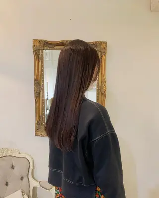 ロング カラー ヘアアレンジ 山口 樹里のヘアスタイル