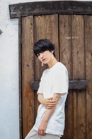 ショート 根本 智晴のヘアスタイル