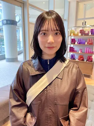 セミロング カラー ktwo/難波 /似合わせ/木浦のヘアスタイル