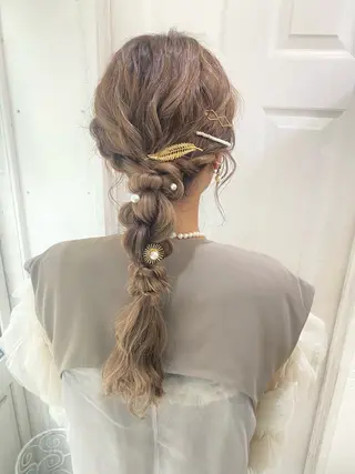 ヘアアレンジ uros.中目黒 moekaのヘアスタイル
