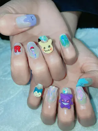 ネイル Spiky とうげ ふうかのネイルデザイン