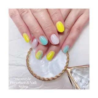 ミディアム ネイル 👑enen style👑のネイルデザイン