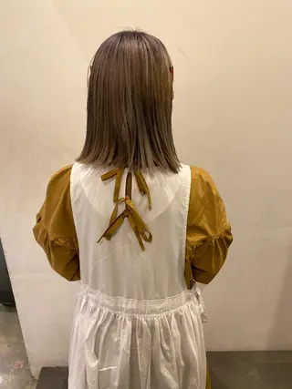 ミディアム 無料カットモデル 丸川英心のヘアスタイル