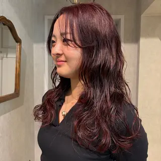 ロング カラー ハイトーン/ ネイル💅まりなのヘアスタイル