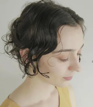 カラー ショート ナチュラル・抜け感 永井　賢三のヘアスタイル