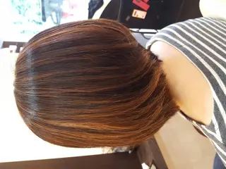 ミディアム カラー 森下 勝誠のヘアスタイル