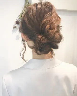 ヘアアレンジ クニモトハルナ ボブ/柔らかカラーのヘアスタイル