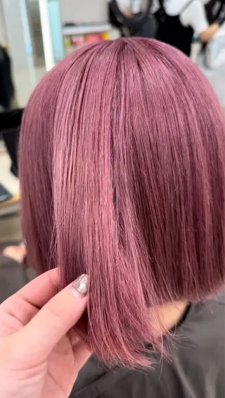 ショート カラー 艶髪 黄金比みくのヘアスタイル