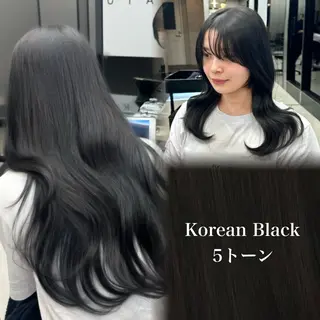 ロング カラー 新宿/顔周りカット/ レイヤー/がっきーのヘアスタイル