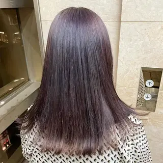 ロング カラー ゆう🫧 透明感/ハイトーンのヘアスタイル