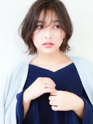 ミディアム カラー 大場 優弥のヘアスタイル