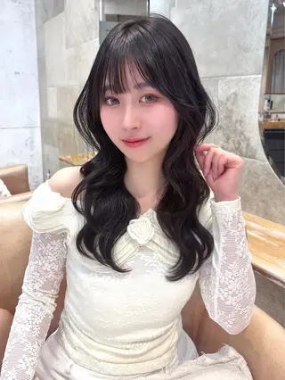 ロング sakura/韓国 ヘア/ワンホンのヘアスタイル