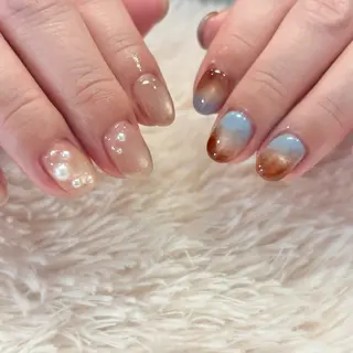 ネイル Lelole 🫧マグネット🫧のネイルデザイン