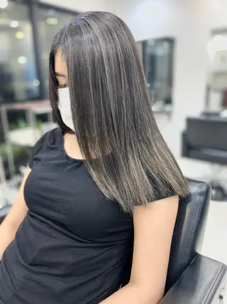 ロング カラー opus 店長大和 レイヤー/赤み消しのヘアスタイル