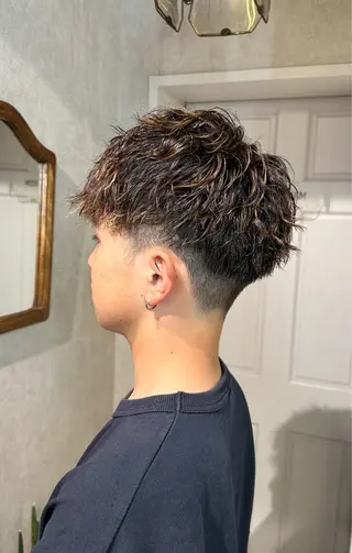 パーマ メンズ お洒落カジュアル🍃 まなとのヘアスタイル