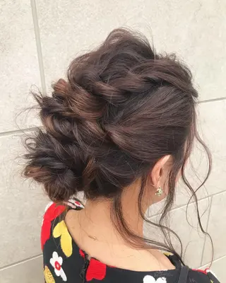 ロング 黒神 浩之のヘアスタイル