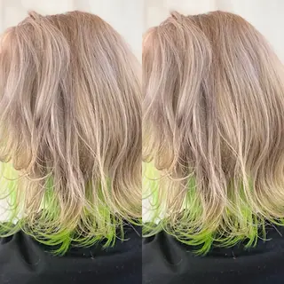 セミロング 🦄mimi🦄 艶髪/透明感/メンズのヘアスタイル