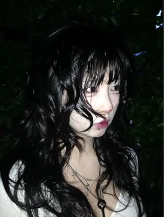 ロング カラー ヘアアレンジ 滝沢 ののかのヘアスタイル