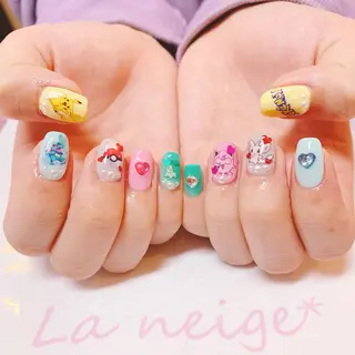 ネイル La neige* yuki 🐩🌙のネイルデザイン