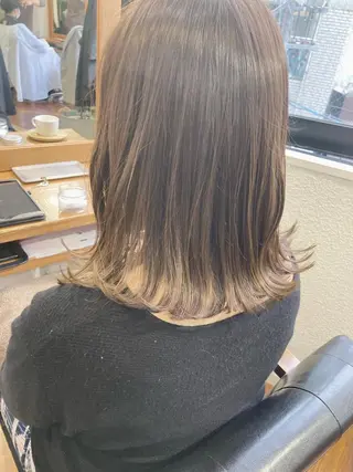 セミロング カラー 小木曽智美 /ボブ/ショートのヘアスタイル