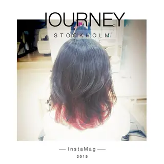 セミロング カラー Lyhair🦊🎀 AKIのヘアスタイル