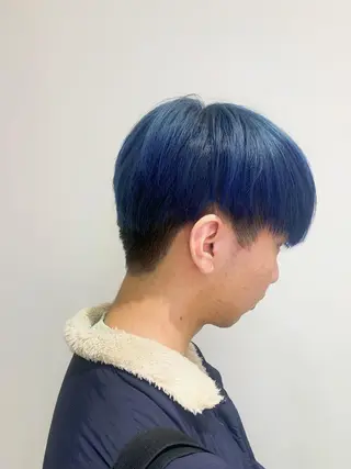 ショート カラー ヘアアレンジ メンズ 近藤千翔🩵 髪質改善Periodのエステ・リラクイメージ