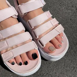 ネイル ハイビスカス ネイルサロンのネイルデザイン