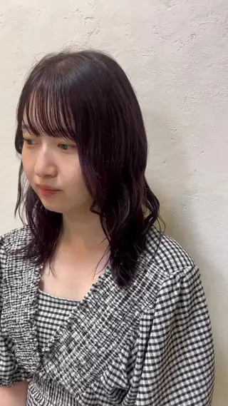 カラー 吉田 咲樹のヘアスタイル