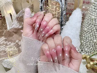 ロング Nail Salon To Be珈月のネイルデザイン