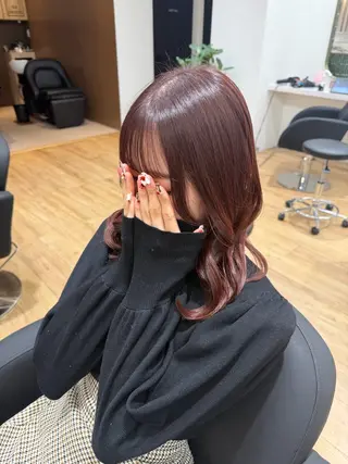 セミロング カラー ✿ すずかのヘアスタイル