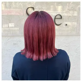 ミディアム 似合わせ/ブリーチ カラー.岡田友仁のヘアスタイル