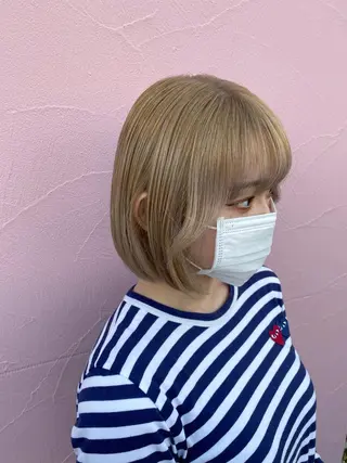 ショート カラー 似合わせレイヤー/ Wカラー🧸こころのヘアスタイル