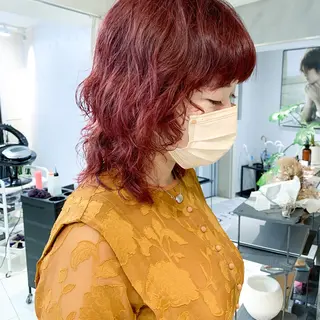 ショート パーマ raika .のヘアスタイル