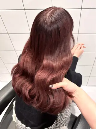 ロング カラー 表参道♡暗髪♡ 艶カラー♡アユミのヘアスタイル