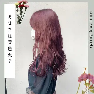 セミロング カラー 矢野 晃平のヘアスタイル